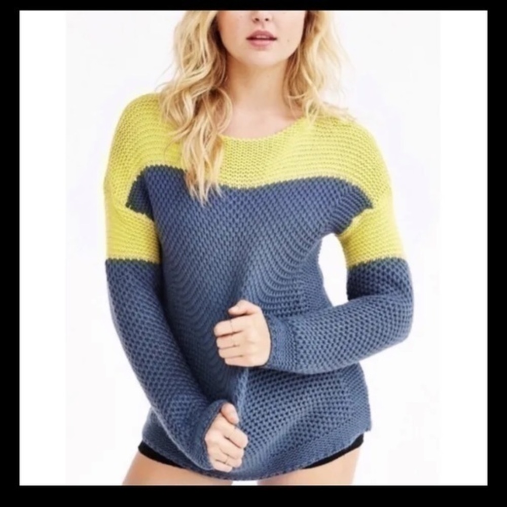UNIF X Urban Outfitters | Color block knitted Sweater XS